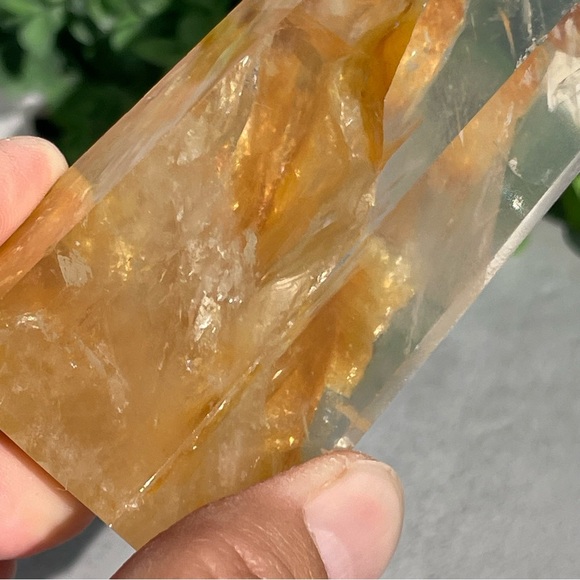 Golden Healer Tower | Yellow Hematoid Quartz - Picture 10 of 17